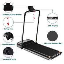 Load image into Gallery viewer, GOPLUS Ultra-Thin Electric Folding Treadmill, Installation-Free Design, Low Noise Perfect for Home Use