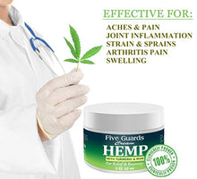 Load image into Gallery viewer, Hemp Extract Pain Relief Cream 56000 Mg- Hemp Cream with EMU oil, Turmeric, Frankincense MSM and Hemp, Relieves inflammation, Muscle, Joint, Back, Knee, Nerves & Arthritis Pain - Made in USA