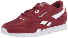 Load image into Gallery viewer, Reebok Unisex-Child Classic Nylon Sneaker, Rugged Maroon/Rugged Maroon/White, 7