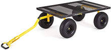 Load image into Gallery viewer, Gorilla Carts GOR1400-COM Heavy-Duty Steel Utility Cart with Removable Sides and 15" Tires, 1400-lbs. Capacity, Black