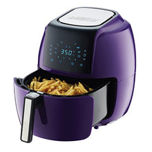 Load image into Gallery viewer, GoWISE USA 5.8-Quart Programmable 8-in-1 Air Fryer XL + Recipe Book (Plum)