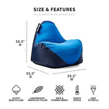 Load image into Gallery viewer, Big Joe Warp Black Spandex & Smartmax, Navy/Blue