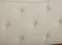 Load image into Gallery viewer, Amazon Brand – Stone & Beam Rosewood Button-Tufted Upholstered Wingback Accent Chair, 30"W, Cream