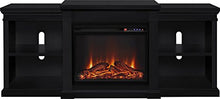 Load image into Gallery viewer, Ameriwood Home Manchester Electric Fireplace TV Stand for TVs up to 70", Black