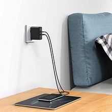 Load image into Gallery viewer, Aiibe 36W Dual Port USB C Charger Power Adapter Fast Charging Block with 18W QC3.0 USB-A + USB-C PD Port Wall Charger Block Plug for iPhone, iPad, Samsung, LG and Other Smartphone (Black)