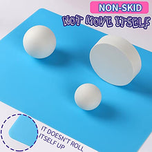 Load image into Gallery viewer, LEOBRO 2 Pack 15.7" x 11.7" Large Silicone Sheet for Crafts Jewelry Casting Mould Mat, Nonstick Heat Resistant Silicone Craft Mat, Placemat, Silicone Mats for Epoxy Resin Crafts, Clay, Blue & Rose Red