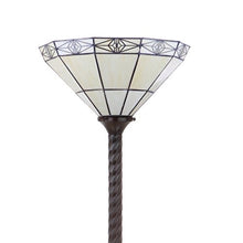 Load image into Gallery viewer, JONATHAN Y JYL8005A Moore Style 68.57" Torchiere LED Floor Lamp, Tiffany, Traditional for Bedroom, Living Room, Bronze