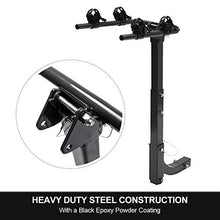 Load image into Gallery viewer, LITE-WAY 2-Bike Bicycle Hitch Mount Carrier Rack - Heavy Duty Bicycle Carrier Fit Most Sedans, Hatchbacks, Minivans, SUV (2 Inch Receiver)