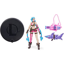 Load image into Gallery viewer, League of Legends, Dual Cities Pack w/ Exclusive Jinx, Heimerdinger, Vi, Caitlyn, and Ekko, 4-Inch Collectible Figures, Accessories, Ages 12 and Up