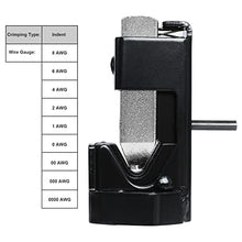 Load image into Gallery viewer, Mofeez Hammer Lug Crimper Tool for 8 AWG - 0000 AWG Battery and Welding Cables