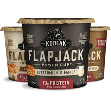 Load image into Gallery viewer, Kodiak Cakes Protein Pancake Flapjack Cup Variety Pack, Buttermilk, Chocolate Chip, & S’mores (Pack of 12)
