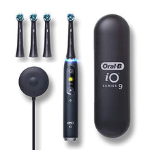 Load image into Gallery viewer, Oral-B iO Series 9 Electric Toothbrush with 3 Replacement Brush Heads, Black Onyx