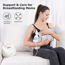 Load image into Gallery viewer, Hands Free Pumping Bra, Momcozy Adjustable Breast-Pumps Holding and Nursing Bra, Suitable for Breastfeeding-Pumps by Lansinoh, Philips Avent, Spectra, Evenflo and More(Black, Medium)