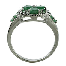 Load image into Gallery viewer, Carillon 1.12 Carat Sakota Emerald Oval Shape Natural Non-Treated Gemstone 14K White Gold Ring Engagement Jewelry for Women & Men