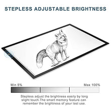 Load image into Gallery viewer, LitEnergy A2 LED Light Box, Light Table 14.9" x 21.8" Visual Work Area Light Pad for Tracing