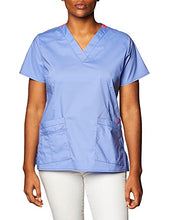 Load image into Gallery viewer, Cherokee Women's Workwear Snap Front V-Neck Scrubs Shirt, White, Small