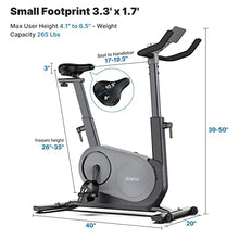 Load image into Gallery viewer, RENPHO AI Smart Exercise Bike Indoor Cycling Bike with Auto Resistance, FTP Power Training Stationary Bike for Home Gym, Bluetooth Connected Fitness Upright Bike Compatible with Zwift Peloton APP