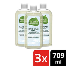 Load image into Gallery viewer, Seventh Generation Hand Soap Refill, Free & Clear Unscented, 24 oz, 3 Count (Pack of 1) (Packaging May Vary)