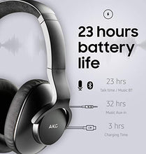 Load image into Gallery viewer, AKG (A Samsung Brand) N700NC M2 Over-Ear Foldable Wireless Headphones, Active Noise Cancelling Headphones - Black (US Version), 2.6, Model:GP-N700HAHCIWA