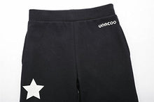 Load image into Gallery viewer, UNACOO Boys Casual Soft Fleece Terry Cotton Pull-on Jogger Pants with 2-Pocket (Black, xs(4T))