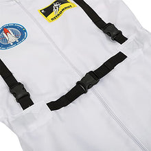 Load image into Gallery viewer, Haorugut Astronaut Spaceman Costume for Mens Space Explorer Jumpsuit Flight Suit Adults Astronaut Cosplay Costumes White S