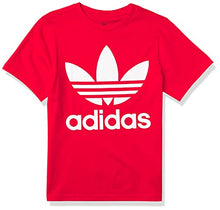 Load image into Gallery viewer, adidas Originals Kids' Trefoil Tee, Red/White, Large