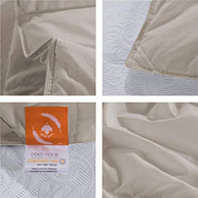 Load image into Gallery viewer, Maple Down Comforter King Size Duvet Insert, Down Alternative Comforter Quilted with Corner Tabs for All Season, Soft & Breathable Brushed Microfiber Machine Washable (Light Brown, 106’’ 90’’)