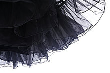 Load image into Gallery viewer, Retro Underskirt 50s 60s Swing Vintage Petticoat Net Skirts Wedding Crinoline Black S