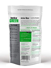 Load image into Gallery viewer, Rockin' Green Active Wear Laundry Detergent 45oz (90 Loads) | All-Natural, Non-Toxic, and Safe for Sensitive Skin | Vegan and Biodegradable | Odor Removing Soap for Gym Workout Clothes & Sports Wear