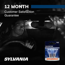 Load image into Gallery viewer, SYLVANIA 7506ST.BP2 7506 SilverStar High Performance Miniature Bulb, (Contains 2 Bulbs)