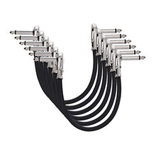 Load image into Gallery viewer, Amazon Basics 1/4 Inch Guitar Patch Cable - 6 Inch