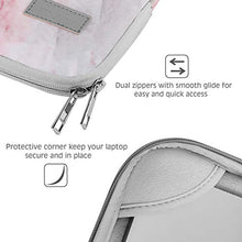 Load image into Gallery viewer, MoKo 15.6 Inch Laptop Sleeve Case Fits 2019 MacBook Pro 16 inch, MacBook Pro 15.4", Surface Book 15 inch, Ultrabook Notebook Carrying Bag for 15.6" Dell HP Acer Chromebook, Pink Gray Marble