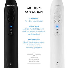 Load image into Gallery viewer, AquaSonic DUO Dual Handle Ultra Whitening 40,000 VPM Wireless Charging Electric ToothBrushes - 3 Modes with Smart Timers - 10 DuPont Brush Heads & 2 Travel Cases Included