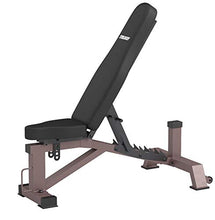 Load image into Gallery viewer, Steelbody Deluxe 6 Position Utility Weight Bench for Weightlifting and Strength Training STB-10105, Black-Brown