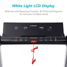 Load image into Gallery viewer, MaxKare Electric Treadmill Foldable Running Machine 8.5 MPH Max Speed & 15 Pre-Set Programs Easy Assembly with Adjustable Display Panel 3-Level Manual Incline Convenient Tablet Stand for Home Use
