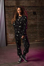 Load image into Gallery viewer, Disney Villains x Heidi Klum Maleficent Eyes Pullover Fleece, Black, S