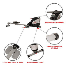 Load image into Gallery viewer, Sunny Health & Fitness SF-RW5622 Dual Function Magnetic Rowing Machine Rower w/LCD Monitor