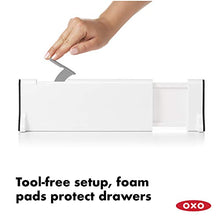 Load image into Gallery viewer, OXO Good Grips Expandable Dresser Drawer Divider - 2 Pack
