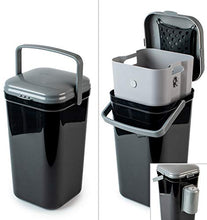 Load image into Gallery viewer, PetFusion Portable Outdoor Pet Waste Disposal. Innovative Dog Waste Station with Locking Handle, Universal Dog Poop Bag Holder, Complimentary Deodorizer & 5 Waste Bags Incl. 12 Month Warranty