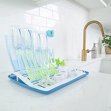 Load image into Gallery viewer, Dr. Brown's Clean Steam Baby Bottle and Pacifier Sterilizer and Dryer with Folding Baby Bottle Drying Rack