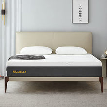 Load image into Gallery viewer, Molblly 12 Inches Queen Size Mattress, Gel Memory Foam Mattress in a Box, Back Pain Relief & Cool Bed,10-Year Support Mattress, Ultimate Motion Isolation, Fiberglass Free, Premium Queen Bed