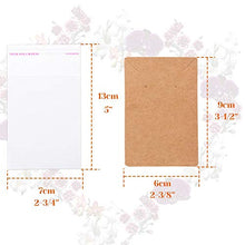 Load image into Gallery viewer, Earring Cards, Anezus 100 Pcs Earring Display Cards Earring Holder Cards with 200 Earring Backs and 100 Self- Sealing Bags for Earrings Necklace Jewelry Display, Kraft Color 3.5x2.4 Inches