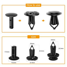 Load image into Gallery viewer, GOOACC Nylon Bumper Fastener Rivet Clips Car Door Clip Panel Audio Video Dashboard Dismantle Kits Installer Pry Tool (40PCS Fastener Rivet Clips)