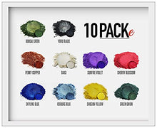 Load image into Gallery viewer, Eye Candy Pigments Variety Mica Pigment Powder Set E - Mica Powder Epoxy Resin Art - Woodworking - Cosmetic Grade Mica Powder - Bath Bombs - Pigment Powder Variety Pack - 50g - Non-Toxic - Skin Safe
