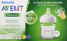 Load image into Gallery viewer, Philips AVENT SCF701/37 Natural Glass Baby Bottle, 4 Oz, 3 Pack, Clear