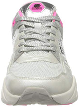 Load image into Gallery viewer, Dockers by Gerli Women's 45sp202-687596 Low-Top Sneakers, White Weiß Neon Pink 596, 7