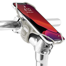 Load image into Gallery viewer, Bone Bike Tie Pro 3 Bicycle Phone Mount, Universal Bike Handlebar Holder (3rd Gen Pro) compatible with iPhone 12 11 Pro Max X 8 Plus, Galaxy S10 S9 S8 Edge Note Series, Fits Phones 5.8" to 7.2" - Grey