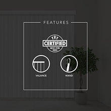 Load image into Gallery viewer, CHICOLOGY Vertical Blinds , Door Blinds , Blinds & Shades , Blackout Blinds ,Window Shade , Vertical Blinds for Sliding Doors , Sliding Blinds Oxford White (High Quality Vinyl) 78"W X 84"H