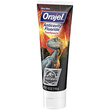 Load image into Gallery viewer, Orajel Jurassic World Anticavity Fluoride Berry Blast Flavor- Kids Toothpaste Tube, 4.2 Oz