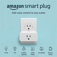 Load image into Gallery viewer, Amazon Smart Plug, for home automation, Works with Alexa- A Certified for Humans Device